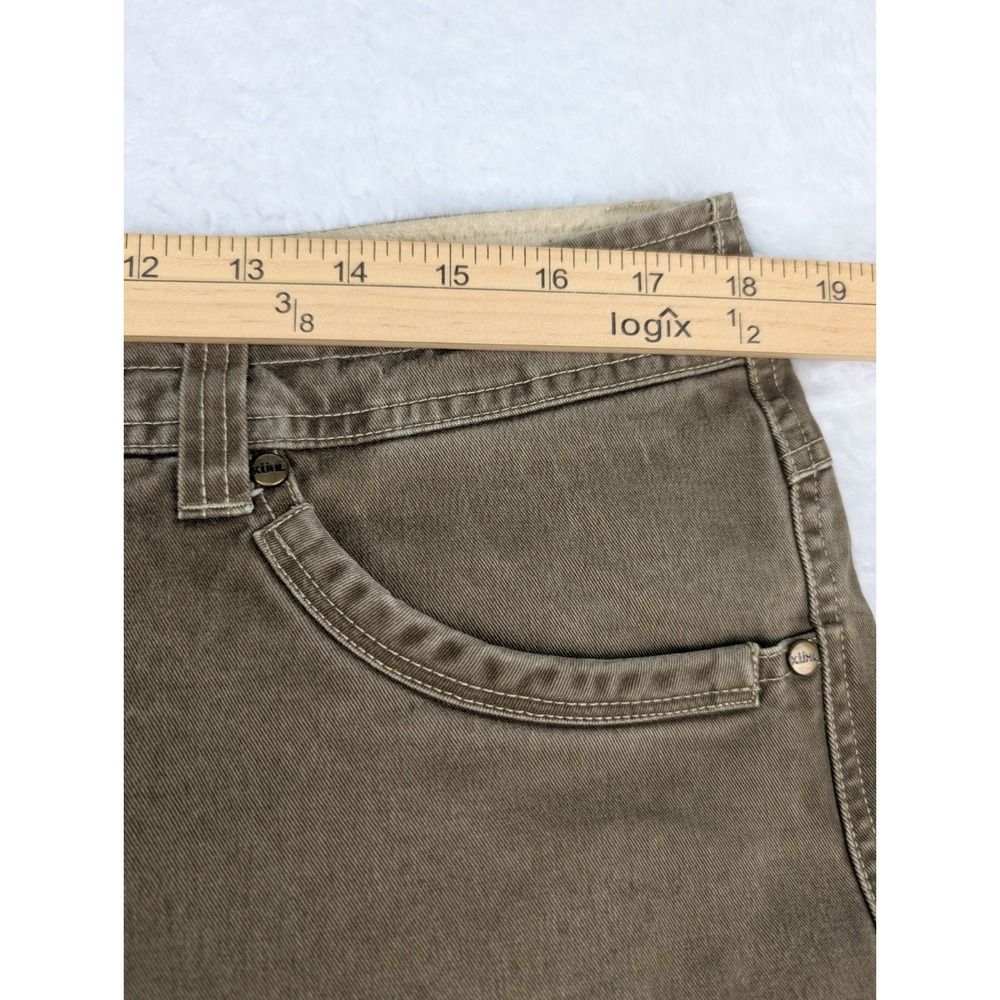 Kuhl Hot Rydr Pants Men's 36x30 Flannel Lined Brown Vintage Patina Dye Work 5113 - Picture 9 of 16